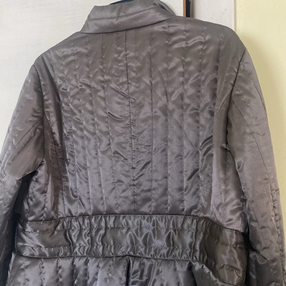 Giorgio Armani Shimmering Double Stand Up Collar Zip Jacket New With Tags - Picture 11 of 16